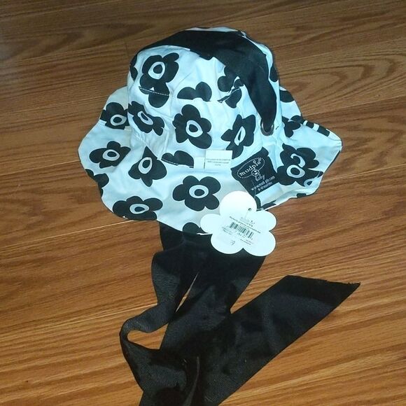 Mud Pie Perfectly Princess Reversible Sunhat 0-12m NWT - Picture 3 of 7